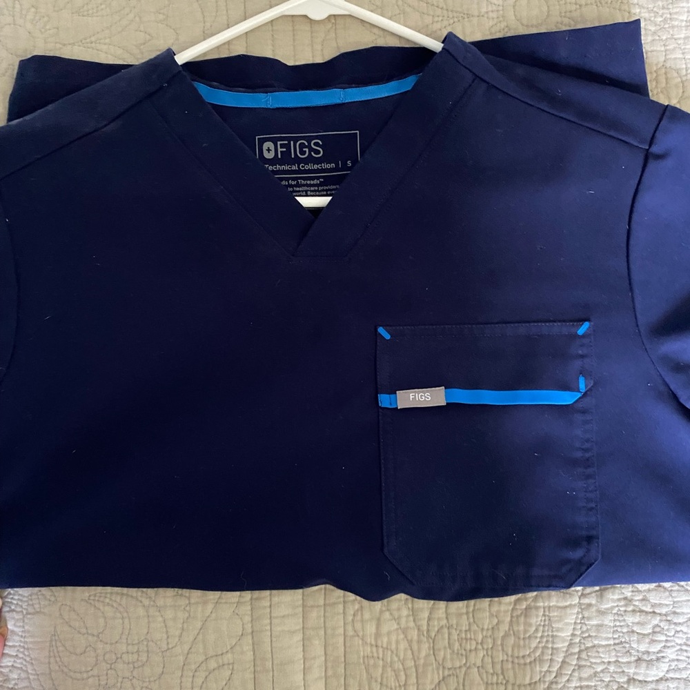 Men’s Navy Leon Classic Cargo Utility Contrast Top- Limited Edition, Small